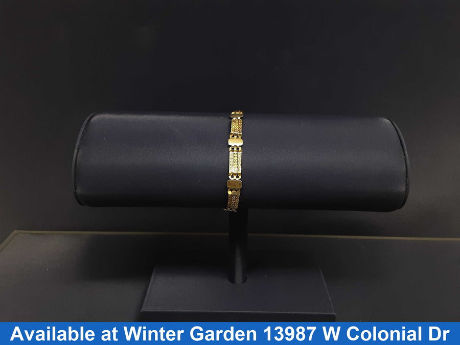 Turkish Bracelet - Yellow Gold 14k (.585) 6.2 grams 7 inch