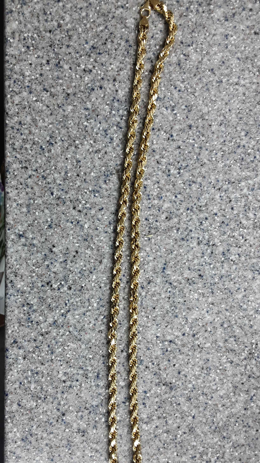 Rope Chain - Yellow Gold 10k (.417) 21.3 grams 24 inch