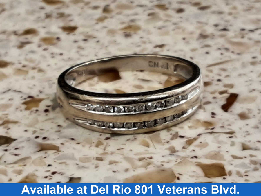 Ring - Wedding Band - Yellow Gold 10k (.417) 2.4 grams Size 8