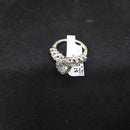 Women's Ring - White Gold 14k (.585) 6.1 grams Size 7