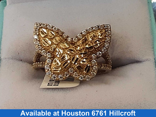 Women's Ring - Yellow Gold 10k (.417) 3.7 grams Size 8