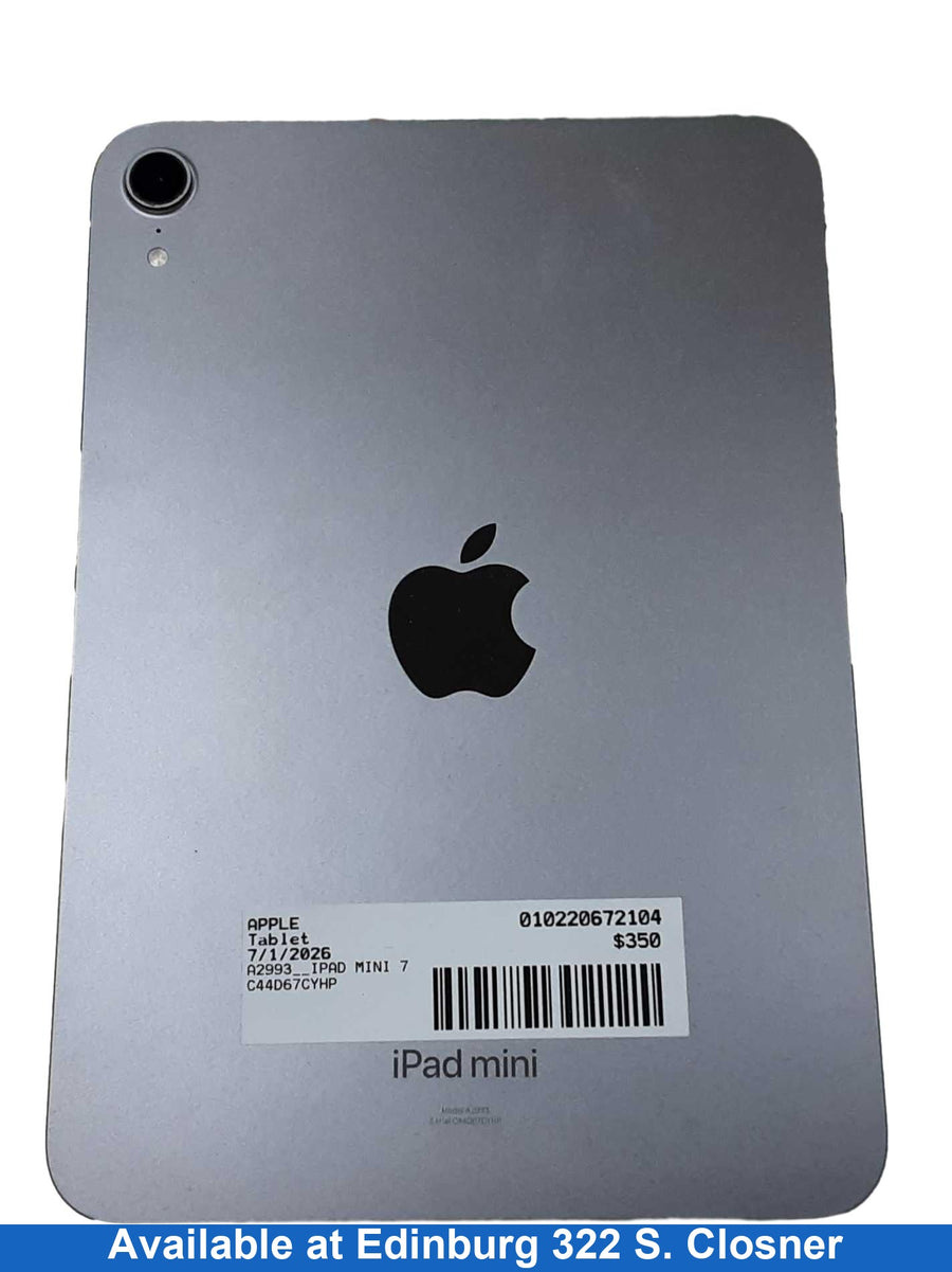 Apple A2993__ipad Mini 7th Gen Gray Tablet