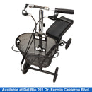 Medline Mds8600g4 Black Manual Wheelchair