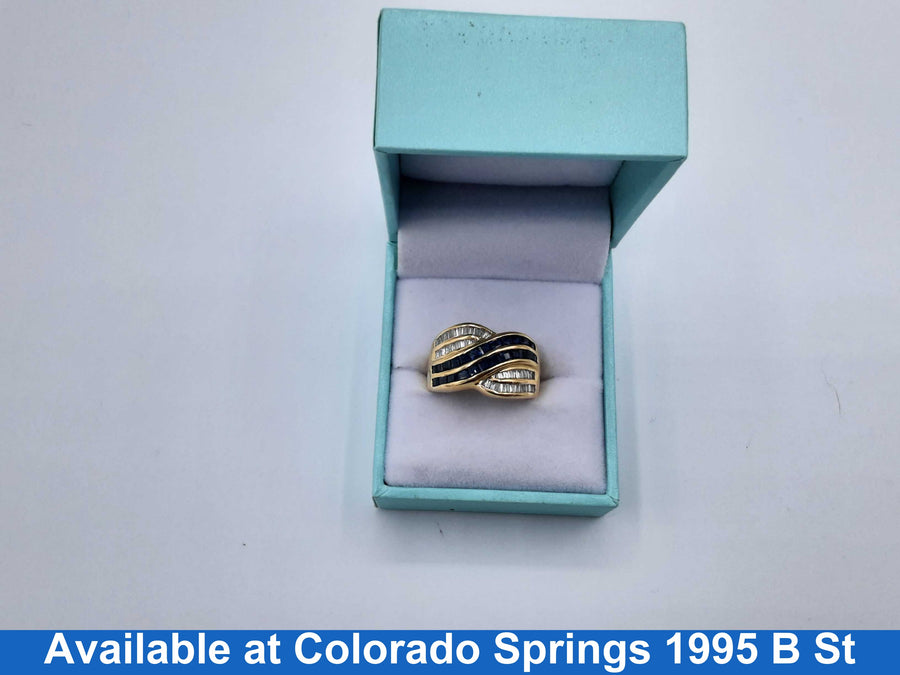 Women's Ring - Yellow Gold 18k (.750) 7.3 grams Size 8