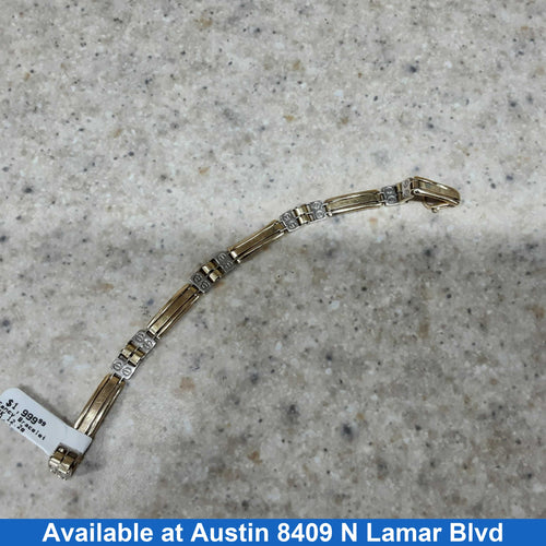 Bracelet - Yellow Gold 14k (.585) 12.2 grams 8 inch