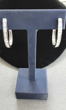 Bangle Earrings - White Gold 14k (.585) 6.5 grams