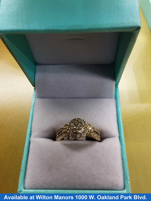 Women's Ring - Yellow Gold 14k (.585) 4.2 grams Size 7