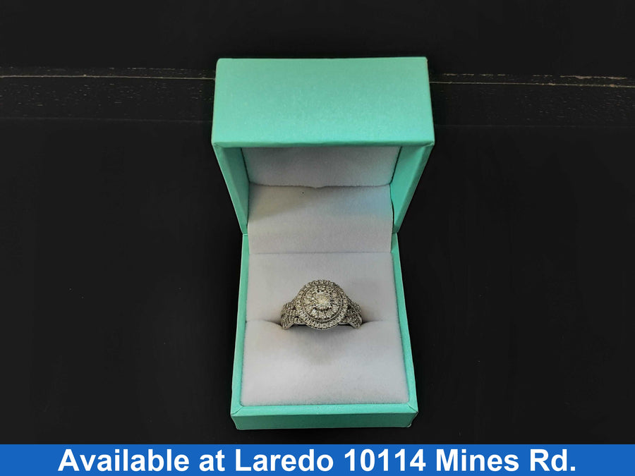 Women's Ring - White Gold 10k (.417) 5.9 grams Size 7
