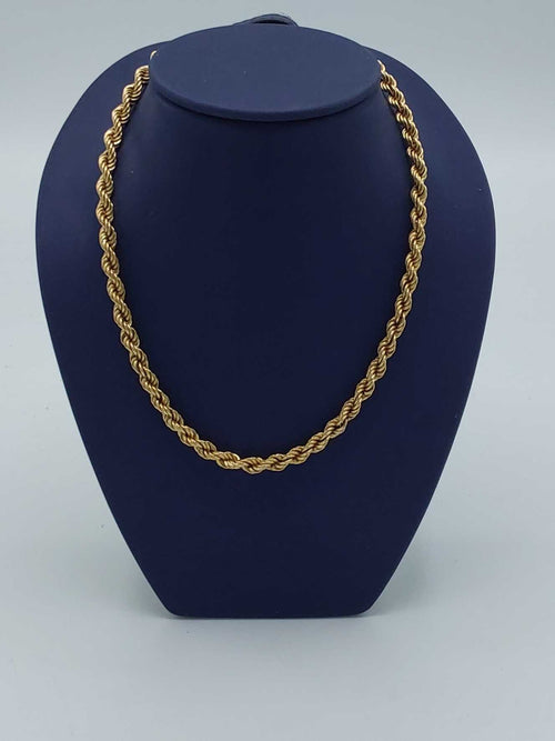 Rope Chain - Yellow Gold 14k (.585) 16.5 grams 21 inch
