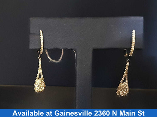 Earrings - White Gold 10k (.417) 3.2 grams