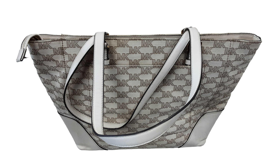 Michael Kors Js-2202 White Purse / Handbag