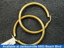 Hoop Earrings - Yellow Gold 14k (.585) 4.7 grams