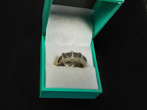 Women's Ring - Yellow Gold 10k (.417) 4.8 grams Size 11