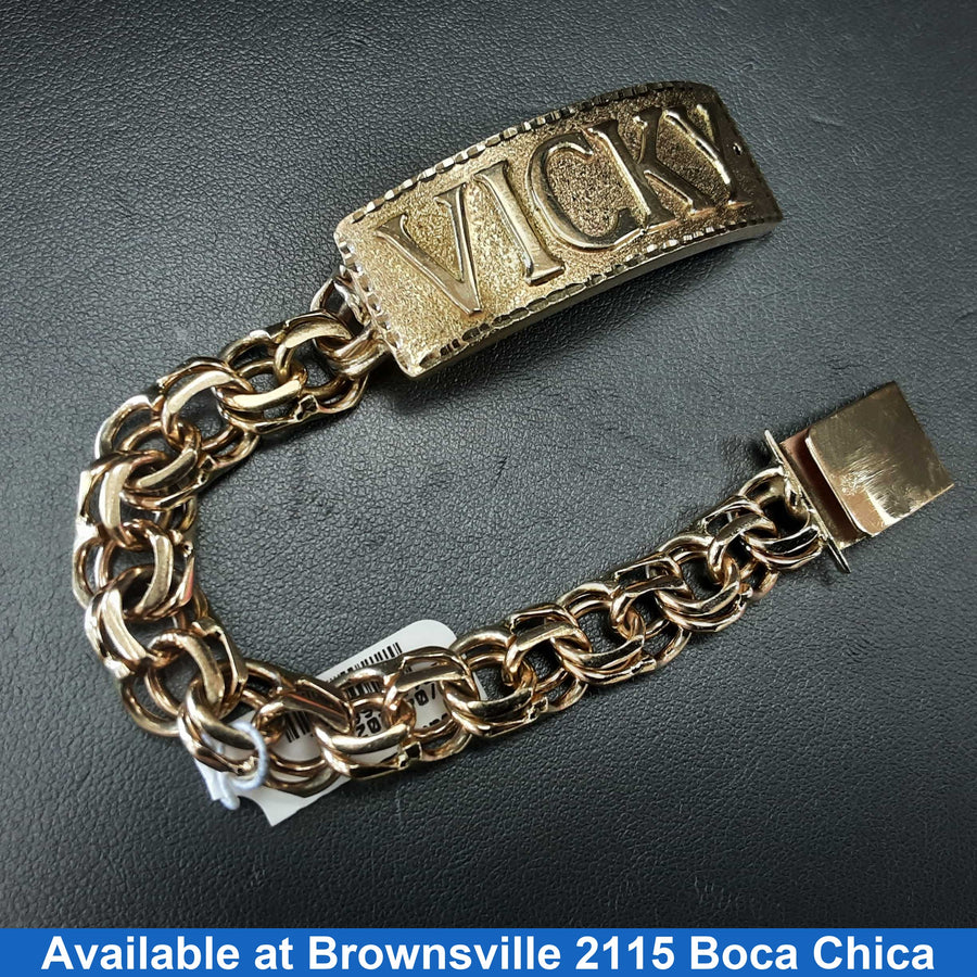 ID Bracelet - Yellow Gold 10k (.417) 28.3 grams 5 inch