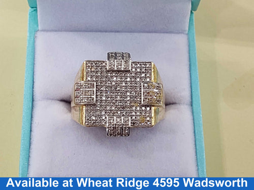 Men's Ring - Yellow Gold 10k (.417) 6.7 grams Size 10
