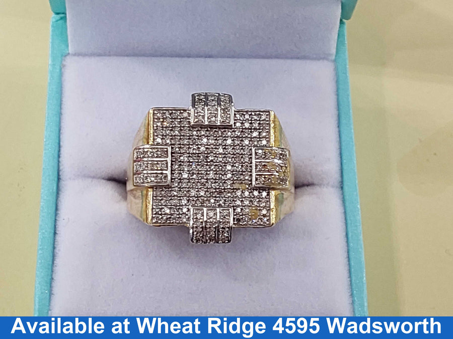 Men's Ring - Yellow Gold 10k (.417) 6.7 grams Size 10