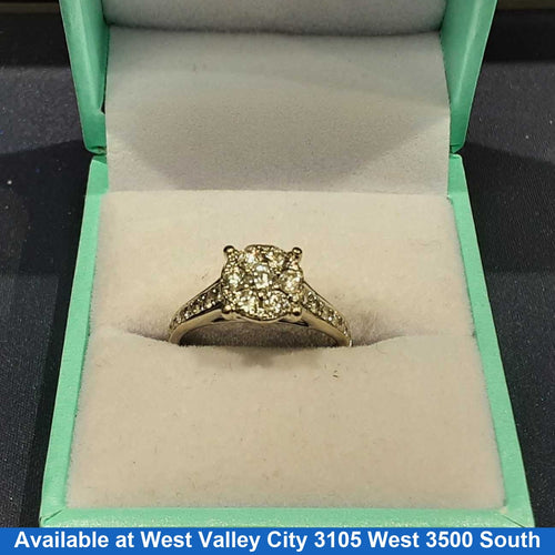 Women's Ring - White Gold 14k (.585) 3.1 grams Size 20