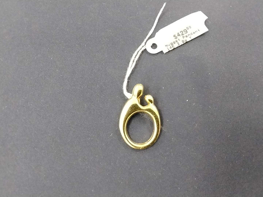 Nugget Pendant - Yellow Gold 14k (.585) 3 grams