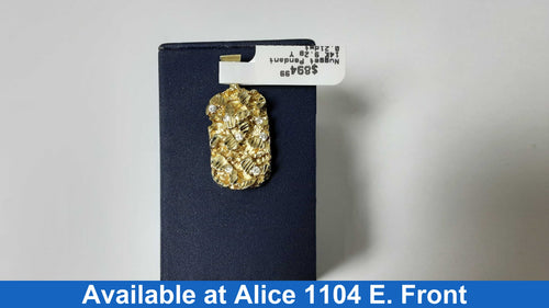 Nugget Pendant - Yellow Gold 14k (.585) 9.2 grams