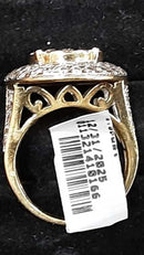 Women's Ring - Yellow Gold 10k (.417) 7.2 grams Size 7