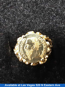 Women's Ring - Yellow Gold 14k (.585) 2.6 grams Size 20