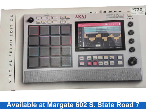 Akai Mpc Live Ii Gray Drum Machine