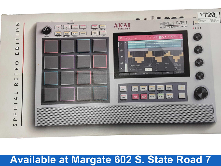 Akai Mpc Live Ii Gray Drum Machine