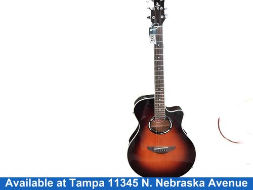Yamaha Apx500 Brown Acoustic / Electric Classic Guitar