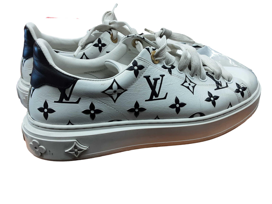 Louis Vuitton White And Black Calf Skin White