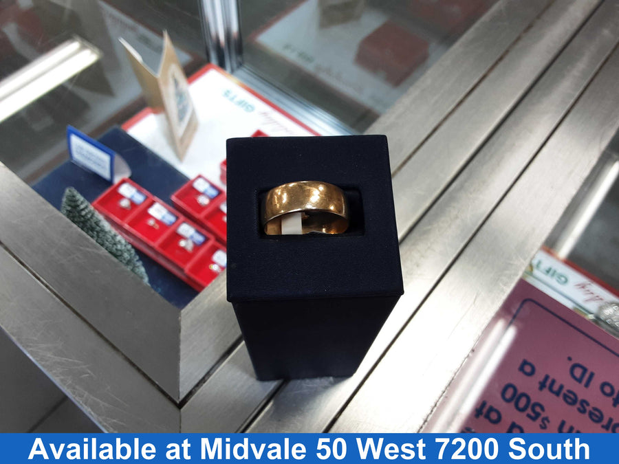 Ring - Wedding Band - Yellow Gold 14k (.585) 5.4 grams Size 8.5