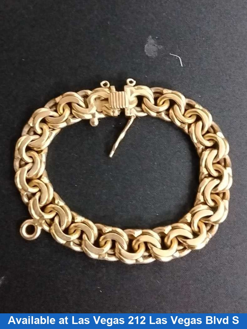 Cuban Link Bracelet - Yellow Gold 18k (.750) 81.2 grams 7 inch