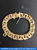 Cuban Link Bracelet - Yellow Gold 18k (.750) 81.2 grams 7 inch