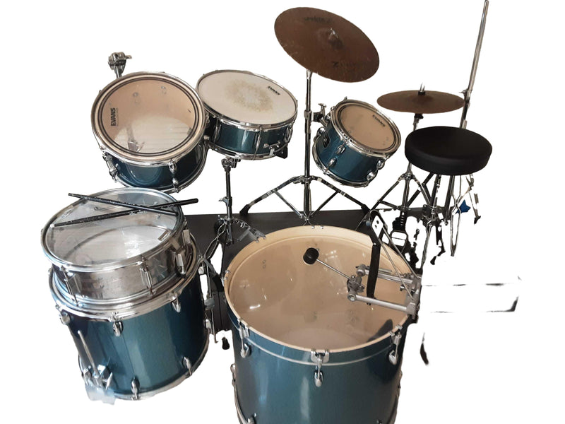 Gretsch Energy Evans Blue Drum Set