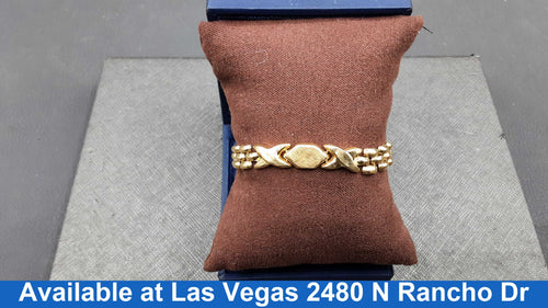 Bracelet - Yellow Gold 14k (.585) 8.6 grams 7 inch