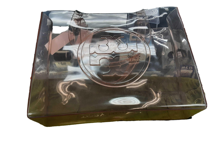 Tory Burch Ella Clear Small Tote Clear Purse / Handbag