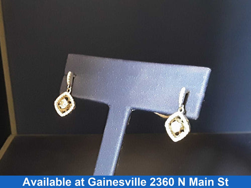 Earrings - White Gold 14k (.585) 2.3 grams