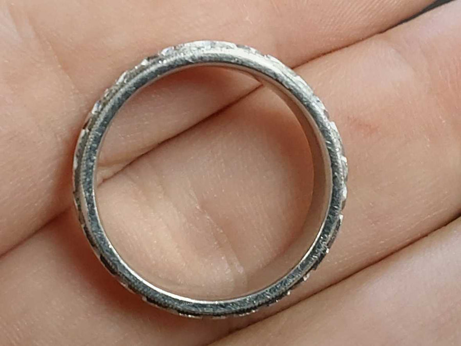 Men's Ring - Platinum 18.1 grams Size 20