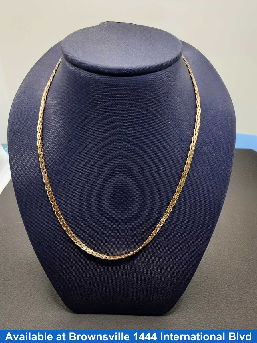 Wheat Chain - Yellow Gold 14k (.585) 8.6 grams 22 inch
