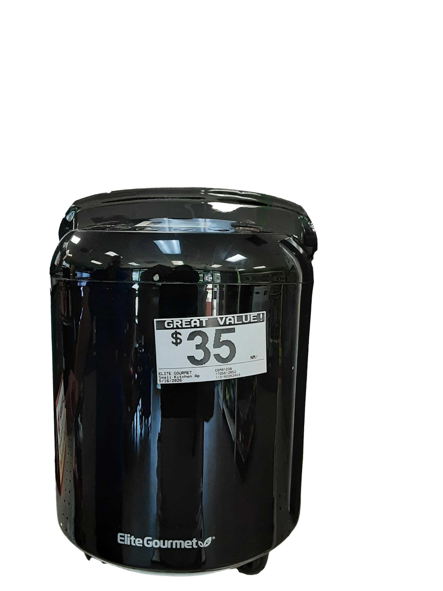 Elite Gourmet Ebm8103b Black Small Kitchen Appliance
