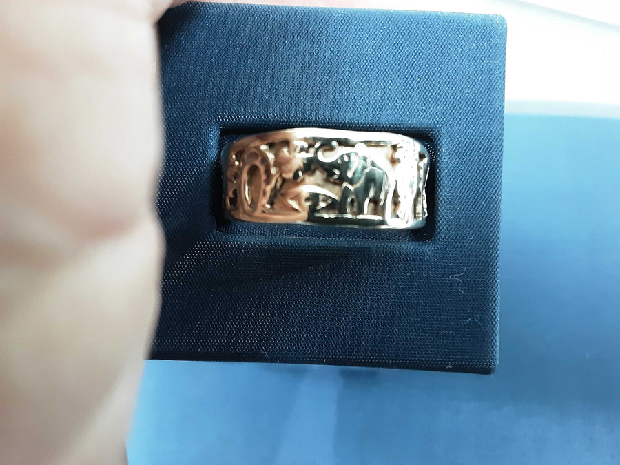 Men's Ring - Yellow Gold 10k (.417) 7 grams Size 8.5