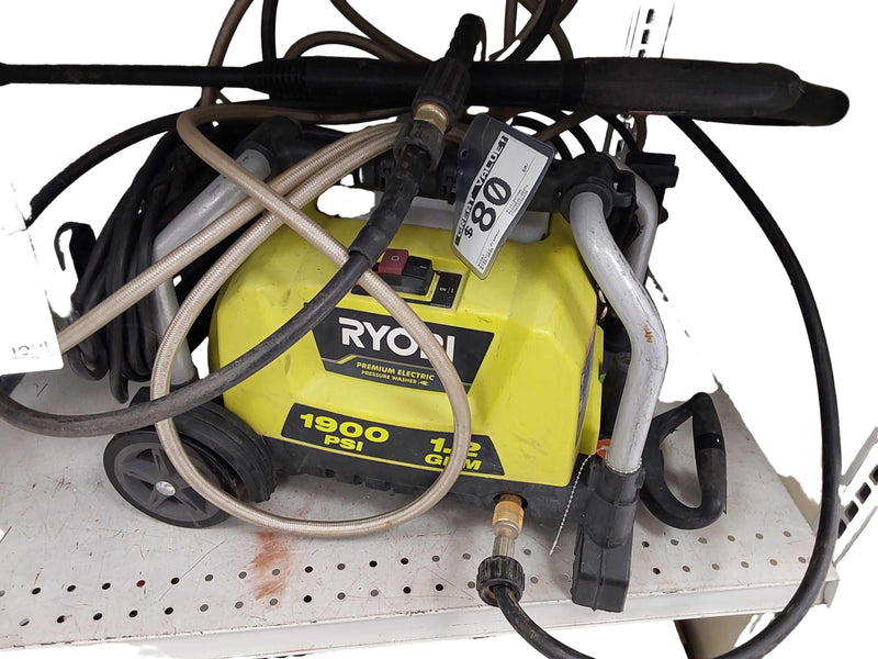 Ryobi Ry1419mtvnm Green Corded Pressure Washer
