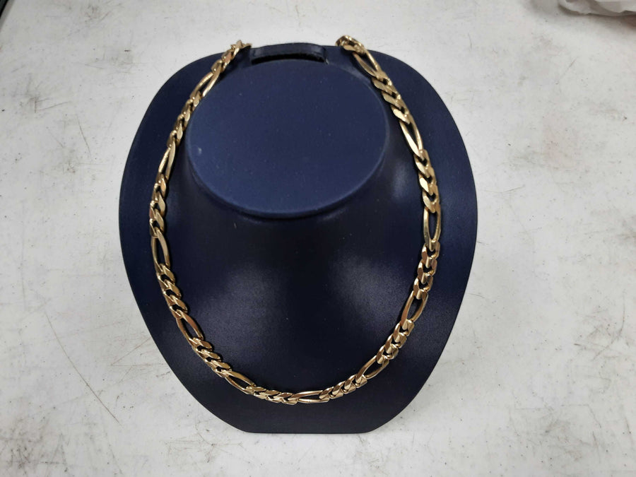 Figaro Chain - Yellow Gold 14k (.585) 71.5 grams 20 inch