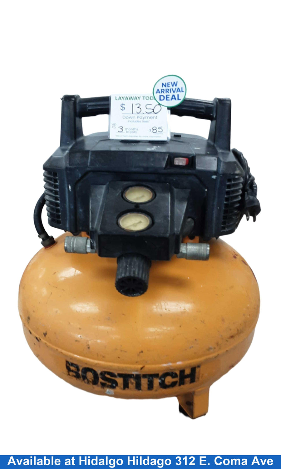 Bostitch Btfp02012 Yellow Electric Compressor