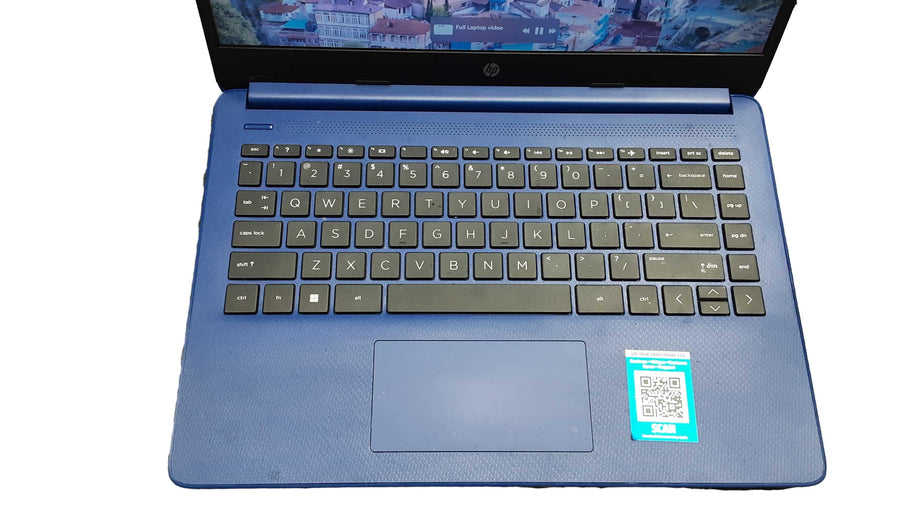 Hp 14-fq0010nr Amd A12 4 Gb 64 Gb Blue Laptop