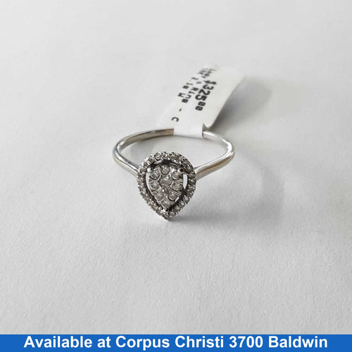 Women's Ring - White Gold 10k (.417) 2.1 grams Size 7