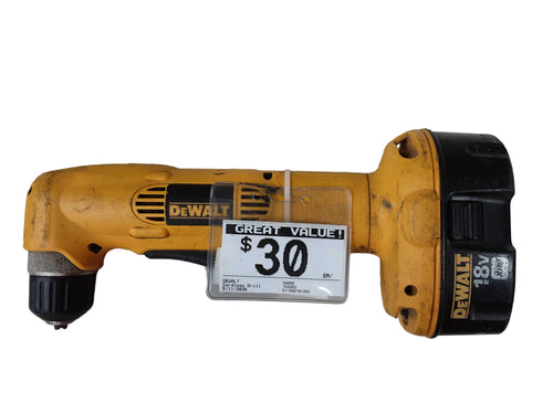 Dewalt Dw960 Yellow Cordless Standard Drill