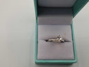 Women's Ring - Solitaire - White Gold 14k (.585) 2.3 grams Size 7