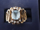 Women's Ring - Solitaire - Yellow Gold 14k (.585) 4.8 grams Size 9