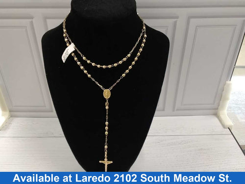 Bead Chain - Yellow Gold 10k (.417) 11.6 grams 31 inch