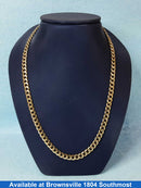 Cuban Link Chain - Yellow Gold 10k (.417) 9.6 grams 20 inch